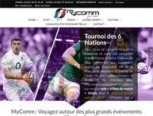 Tablet Screenshot of mycomm.fr